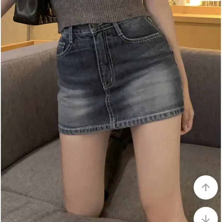 [BUNJANG] Hineek Handmade Denim Mini Skirt / 히니크 자체제작 치마 청치마 스커트(새상품)