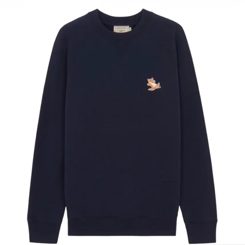 [BUNJANG] Maison Kitsuné Fox Sweatshirt Navy S / 메종키츠네 맨투맨 네이비 칠렉스 폭스 s