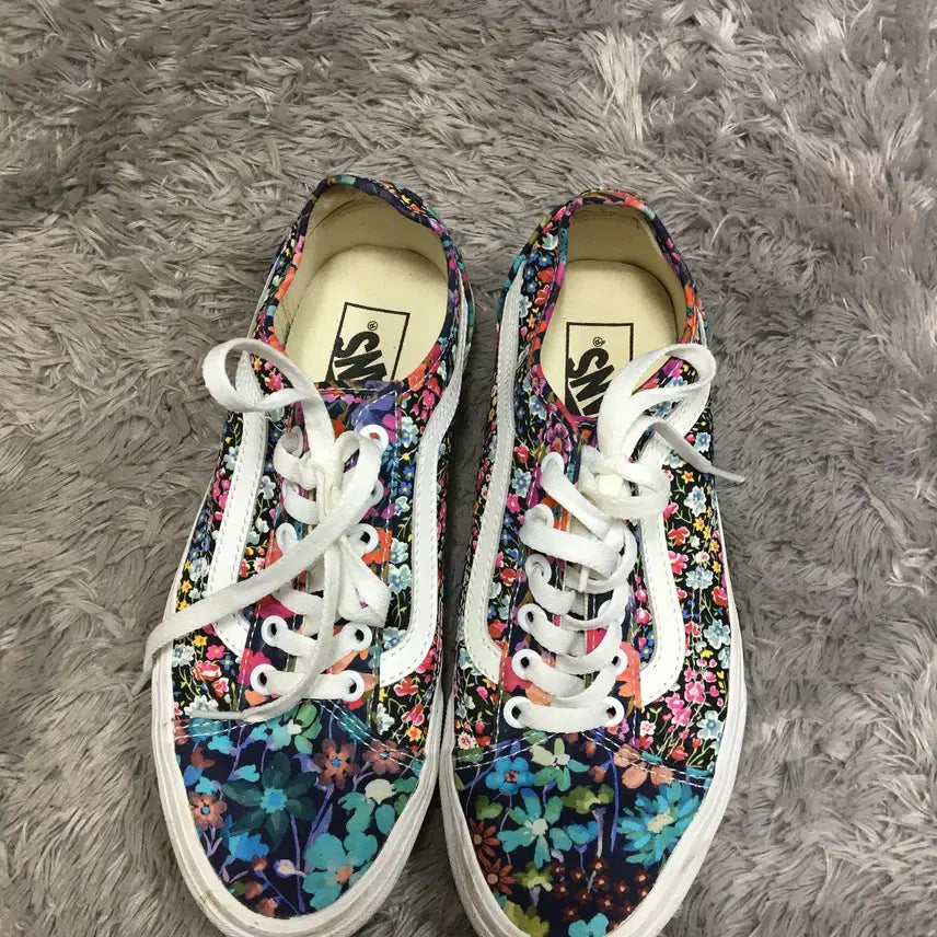 [BUNJANG] Vans Flower Sneakers / 반스 플라워 스니커즈240