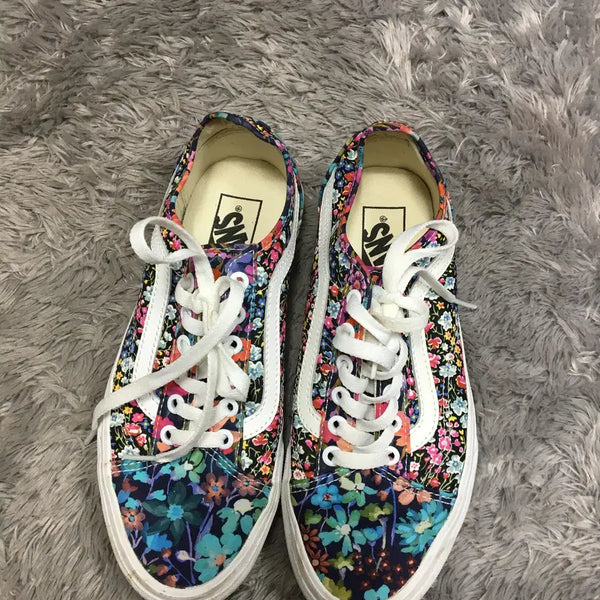 [BUNJANG] Vans Flower Sneakers / 반스 플라워 스니커즈240