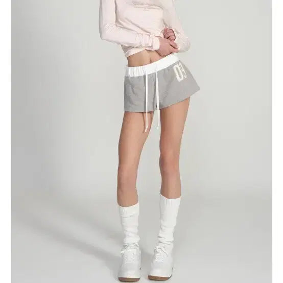[BUNJANG] Klccer 09 Shorts Pink Grey / 클리시어 09 숏 팬츠 핑크 그레이