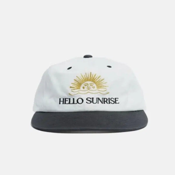 [BUNJANG] Hello Sunrise 6-Panel Cap Beige Charcoal / 헬로 선라이즈 6패널 캡 베이지 차콜