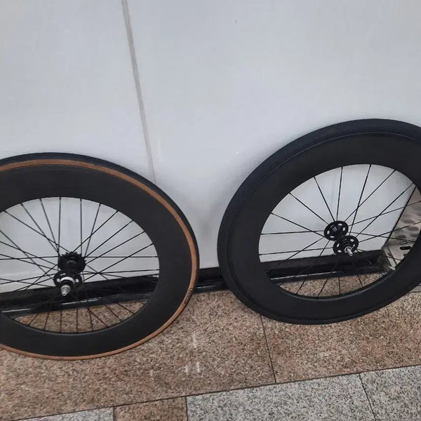 [BUNJANG] Novatec 88 Rim Wheelset + Tsunami Flame Red Crankset / 노바텍 88림 +쓰나미 불꽃레드