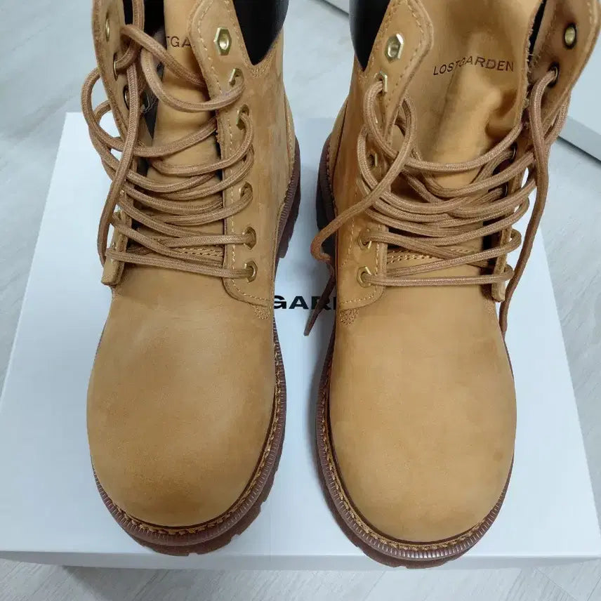 [BUNJANG] Lostgarden Route Tan Leather Boots / [새상품] 로스트가든 루트 탄 남자워커 41(255-260)