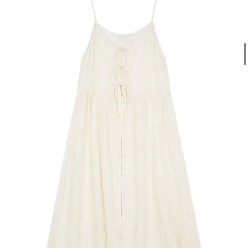 [BUNJANG] Margarine Fingers Lace Chiffon One Piece Dress (Light Yellow) / 마가린핑거스 LACE CHIFFON ONE PIECE (LIGHT YELLOW)