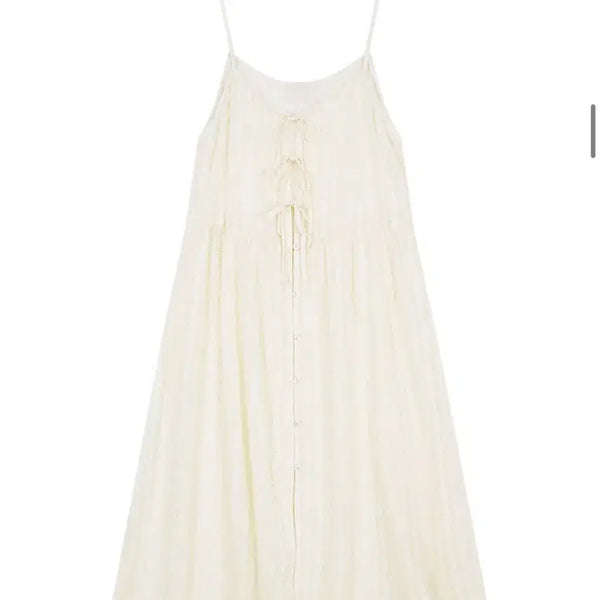[BUNJANG] Margarine Fingers Lace Chiffon One Piece Dress (Light Yellow) / 마가린핑거스 LACE CHIFFON ONE PIECE (LIGHT YELLOW)