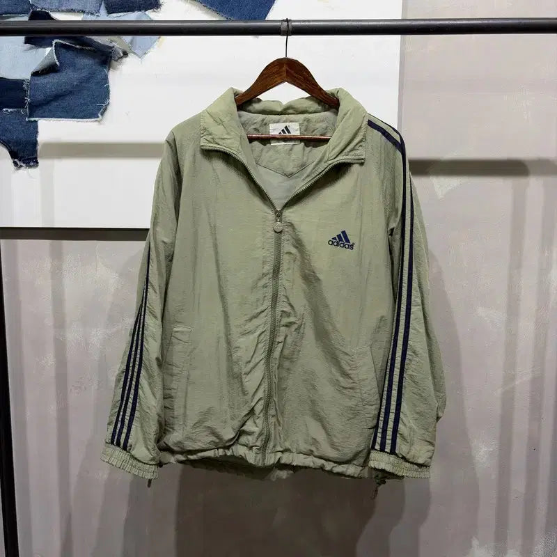 [BUNJANG] Adidas Old School Street Windbreaker Jacket (Size 100) / (100) 아디다스 올드스쿨 스트릿 바람막이 자켓