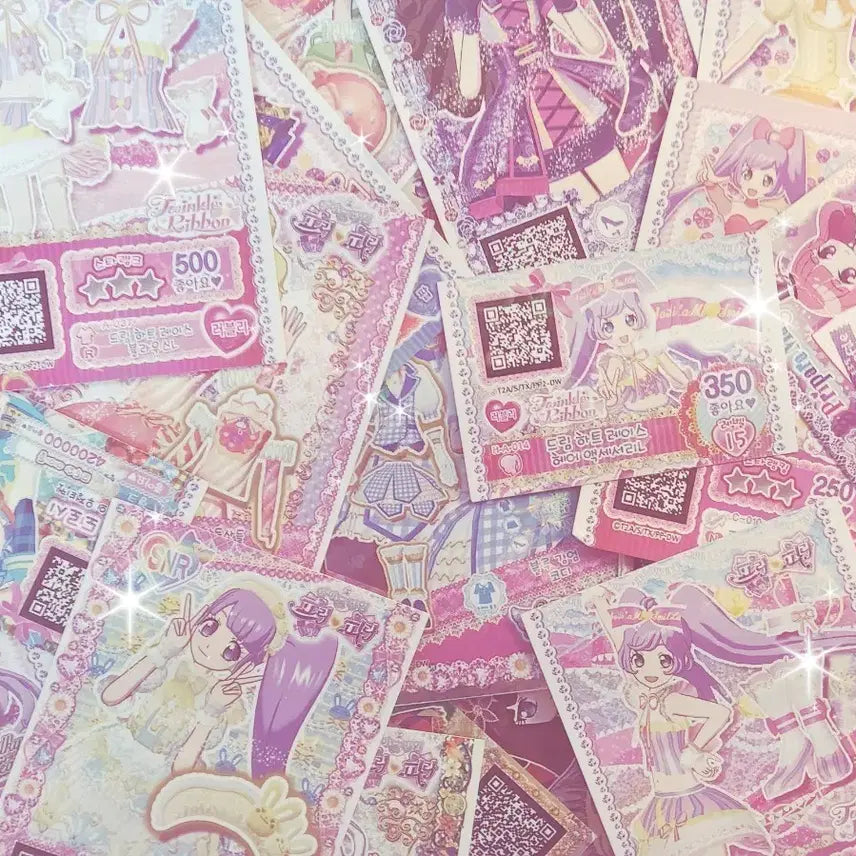 [BUNJANG] Random PriPara Promo Tickets Bundle Set (Approx. 65 cards) / 택포)랜덤 프리파라 프로모티켓 약65장