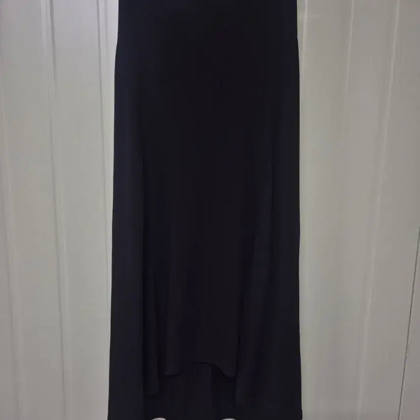 [BUNJANG] Simple Black A-Line Long Skirt / 블랙 롱 스커트