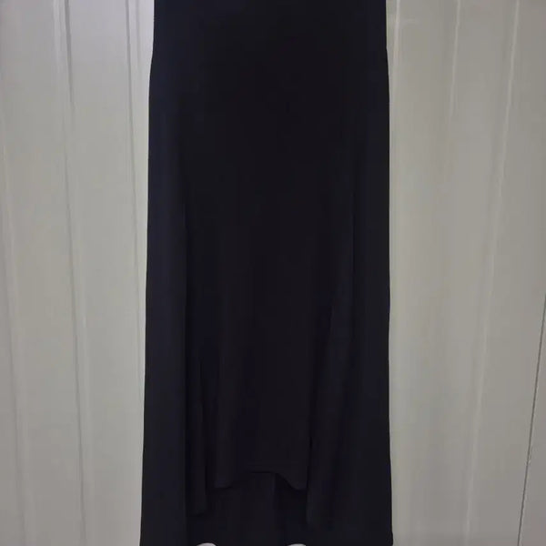 [BUNJANG] Simple Black A-Line Long Skirt / 블랙 롱 스커트