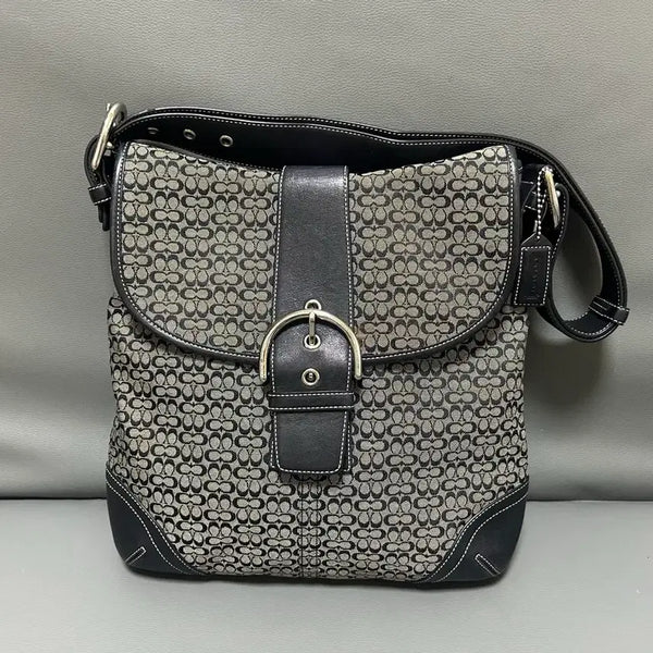 [BUNJANG] Coach Y2K Buckle Shoulder & Crossbody Bag / 코치 y2k 버클 숄더&크로스백