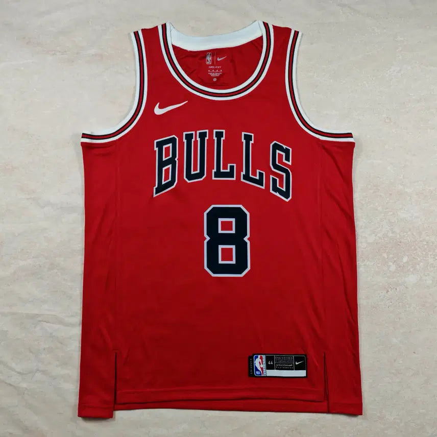 [BUNJANG] Chicago Bulls #8 Cliff Wilson Red Basketball Jersey / NBA 농구복 열풍 시카고 불스 8번 신예 클리프 윌슨 레드