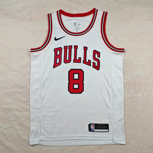 [BUNJANG] Chicago Bulls #8 Cliff Wilson Basketball Jersey White / NBA 농구복 열풍 시카고 불스 8번 신예 클리프 윌슨 화이트