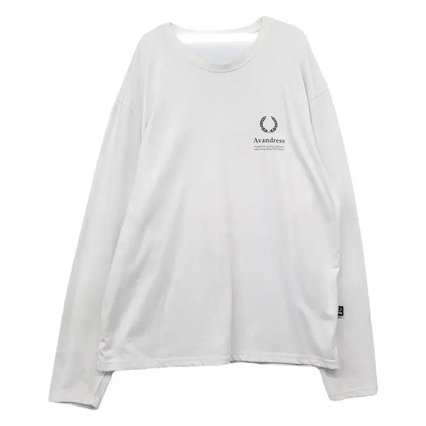 [BUNJANG] Urban Dress Logo White Long Sleeve T-Shirt / 어반드레스 로고 화이트 긴팔티 2