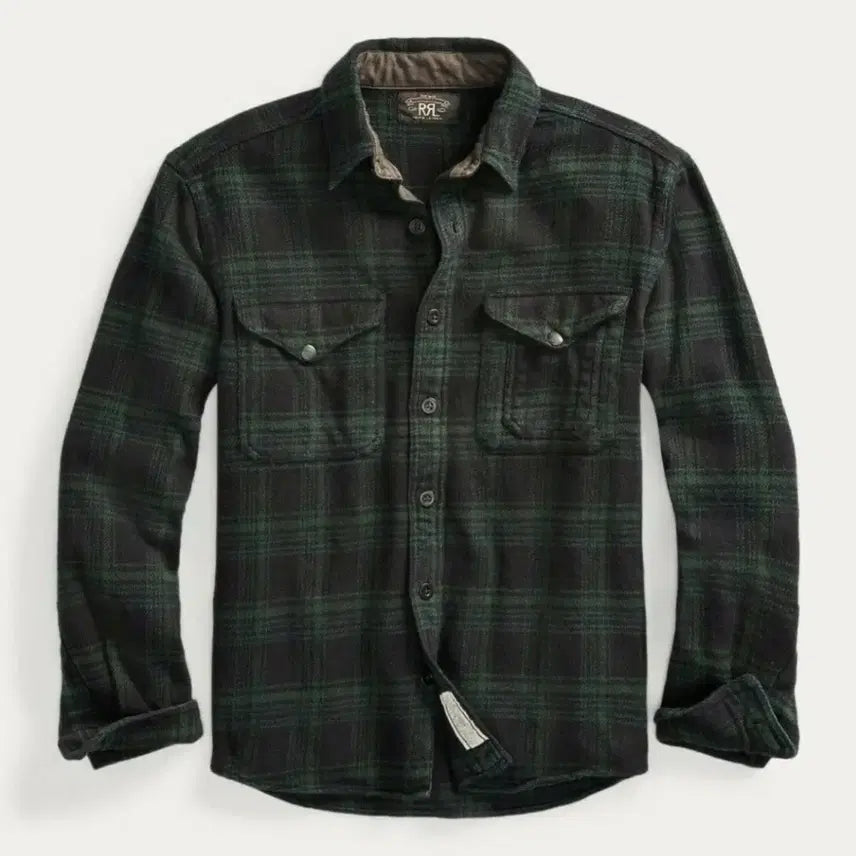[BUNJANG] RRL Blackwatch Twill Workshirt / RRL 더블알엘 블랙와치 트윌 워크셔츠