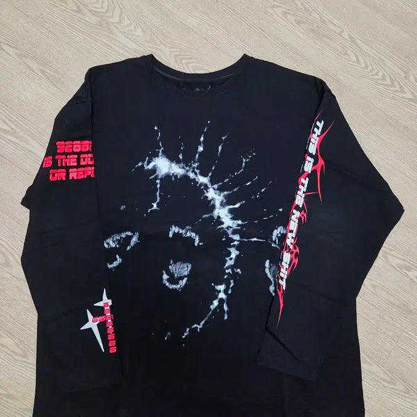 [BUNJANG] Ourbase Hell Runner Long Sleeve L Black / [판매] ourpas hell runner 롱슬리브 L사이즈