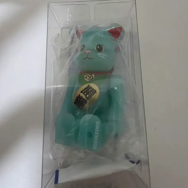 [BUNJANG] Bearbrick 33rd Animal Maneki-neko Animal Glow-in-the-Dark / 베어브릭 33탄 애니멀 마네키네코 정 축광 청축 청축광