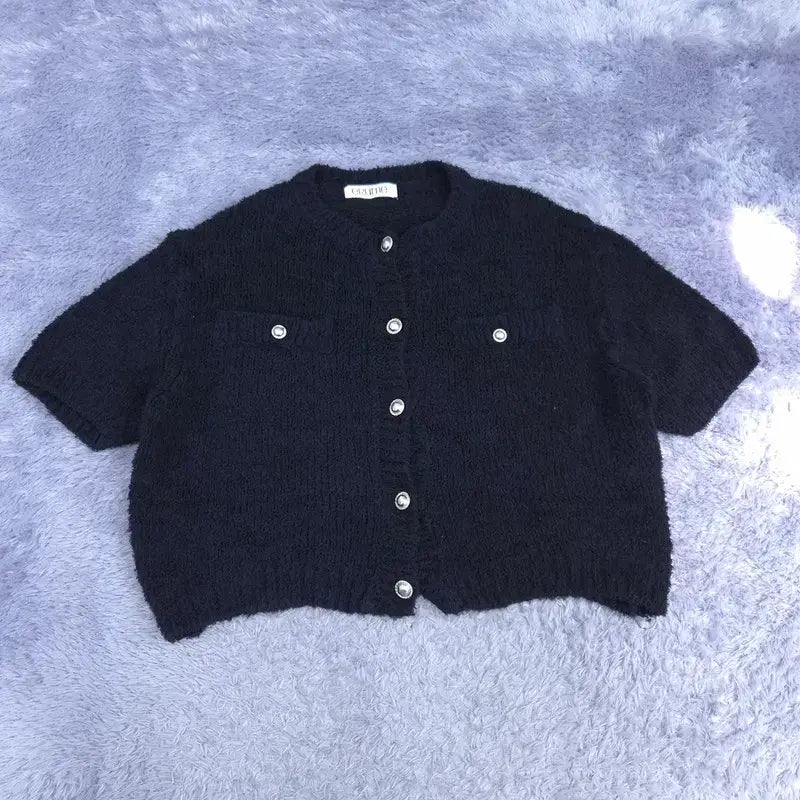 [BUNJANG] ERUME Short Sleeve Cardigan / ERUME 반팔 가디건 | 0727A44