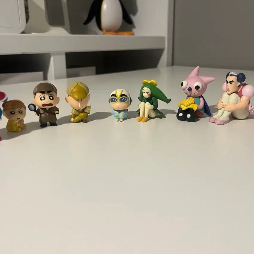 [BUNJANG] Crayon Shin-chan: The Adventures of Handerrland & The Detective Gacha 9-Piece Bundle Set / 9종 일괄 세트!!)) 짱구 핸더랜드 대모험, 탐정 가챠
