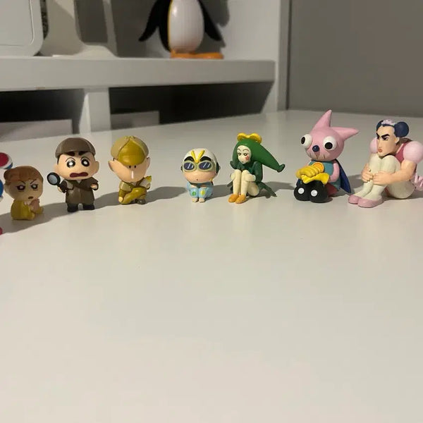 [BUNJANG] Crayon Shin-chan: The Adventures of Handerrland & The Detective Gacha 9-Piece Bundle Set / 9종 일괄 세트!!)) 짱구 핸더랜드 대모험, 탐정 가챠