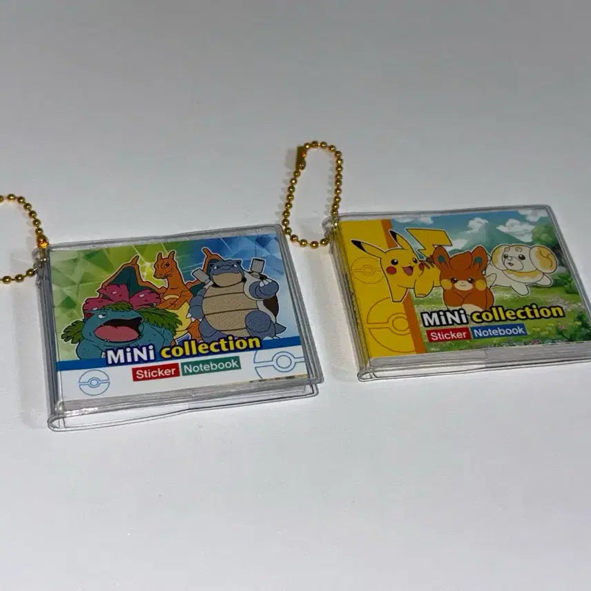 [BUNJANG] Pokemon Mini Collection Notebook Set / 포켓몬 미니 컬렉션 수첩 2종 일괄