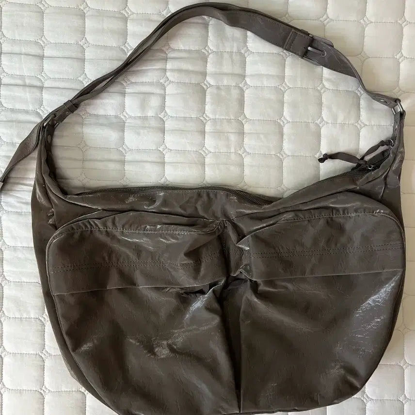 [BUNJANG] Noneblank Crossbody Bag Dark Brown / 넌블랭크 크로스백 다크브라운