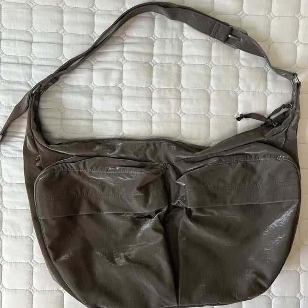 [BUNJANG] Noneblank Crossbody Bag Dark Brown / 넌블랭크 크로스백 다크브라운
