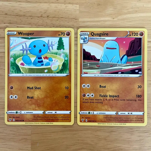 [BUNJANG] Wooper & Quagsire Set North America Pokemon Card / 북미 포켓몬카드 우파 누오 세트