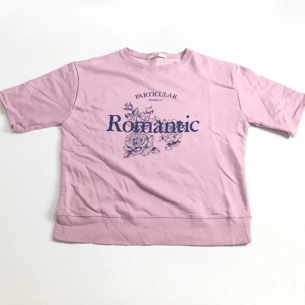 [BUNJANG] Unisex Short Sleeve Sweatshirt / 반팔 맨투맨
