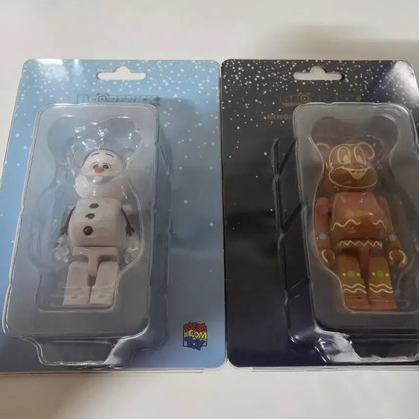 [BUNJANG] Bearbrick Hong Kong Limited Edition Olaf & Gingerbread Mickey Set / 베어브릭 홍콩한정 올라프 진저브레드미키 세트