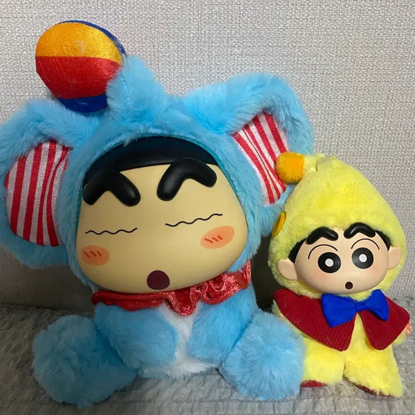 [BUNJANG] Crayon Shin-chan Doll Keychain Set - Snow White & Circus Elephant / 무료배송 짱구 인형 키링 세트 서커스 백설공주 난장이