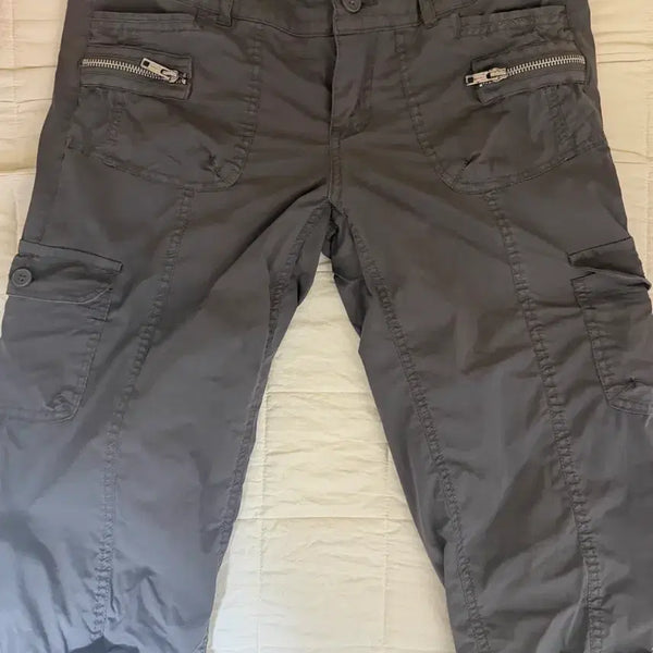 [BUNJANG] Brandy Melville Charcoal Capri Pants / 브랜디멜빌 차콜 카프리팬츠