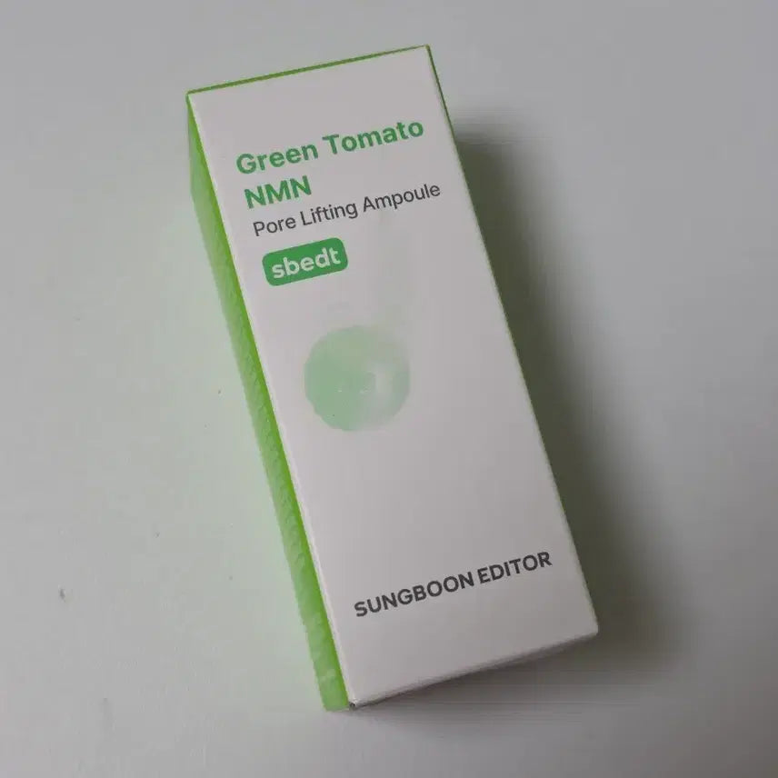 [BUNJANG] Ingredient Editor Green Tomato NMN Pore Lifting Ampoule 40ml / 성분에디터 그린토마토 NMN 포어 리프팅 앰플 (새상품)