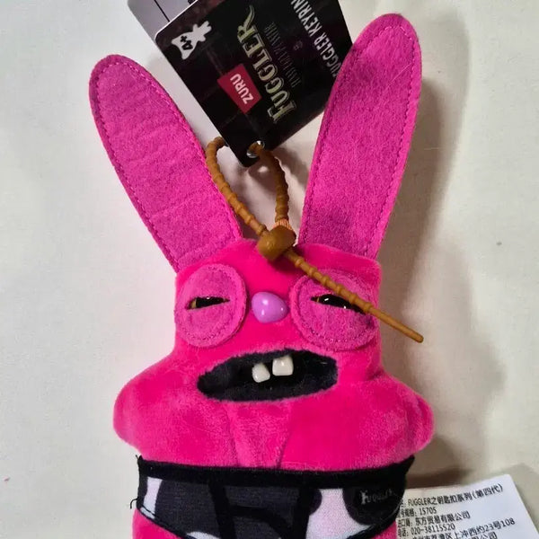 [BUNJANG] Juru Puggler Pink Keyring Doll / 쥬루 퍼글러 키링 인형 핑크