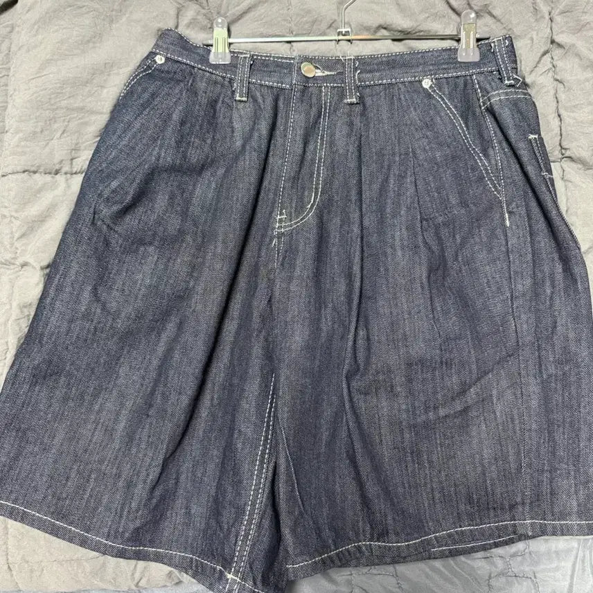 [BUNJANG] Trillion Denim Shorts Navy L / 트릴리온 데님반바지 네이비 L 거의새상품