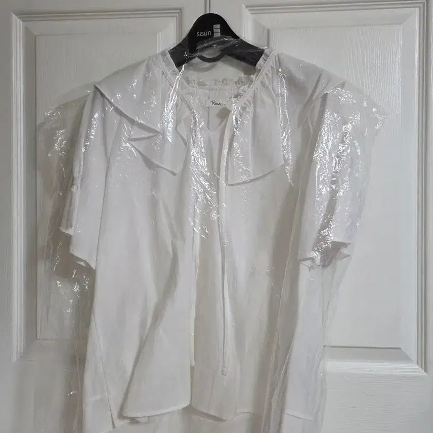 [BUNJANG] It Michaa White Blouse / 잇미샤 화이트 블라우스