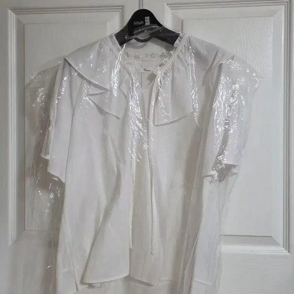 [BUNJANG] It Michaa White Blouse / 잇미샤 화이트 블라우스