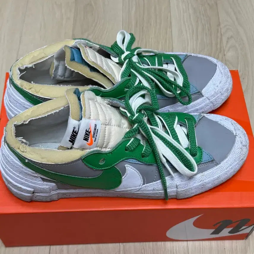 [BUNJANG] Nike Sacai Blazer Low Green / 나이키 사카이 블레이저 로우 그린 270