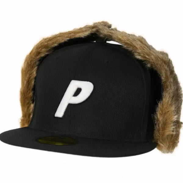 [BUNJANG] Palace New Era Mask Dog Ear 59FIFTY Black 25FW / 팔라스 뉴에라 마스크 도그이어 59피프티 블랙 - 25FW