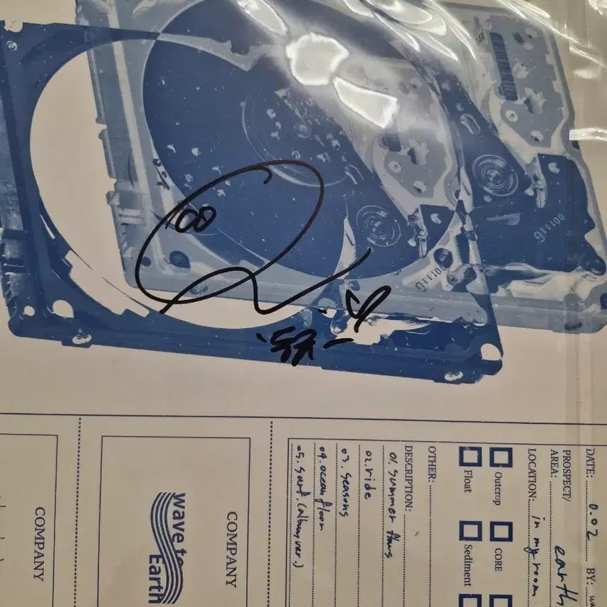 [BUNJANG] SVT Werve To Us 2nd EP Summer Flow Love Autographed LP / 웨이브 투어스 2집 EP 써머 플로우 0.02 사랑으로 친필사인 LP 팝니다