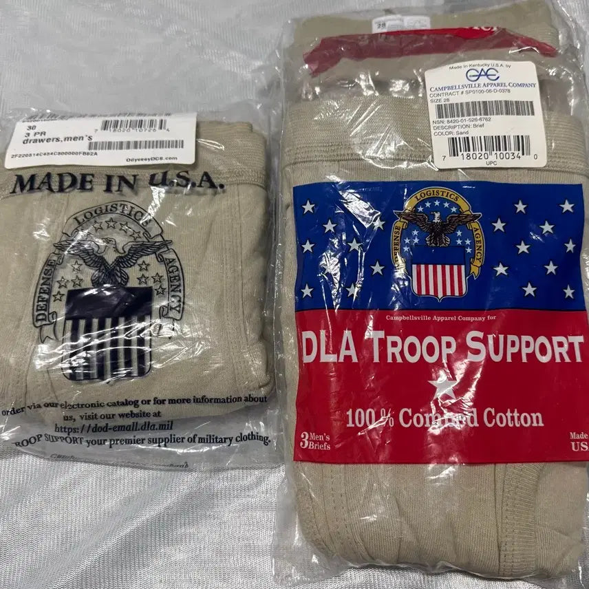[BUNJANG] US Military Surplus Men's Briefs (3-Pack) / 미군용 삼각팬티