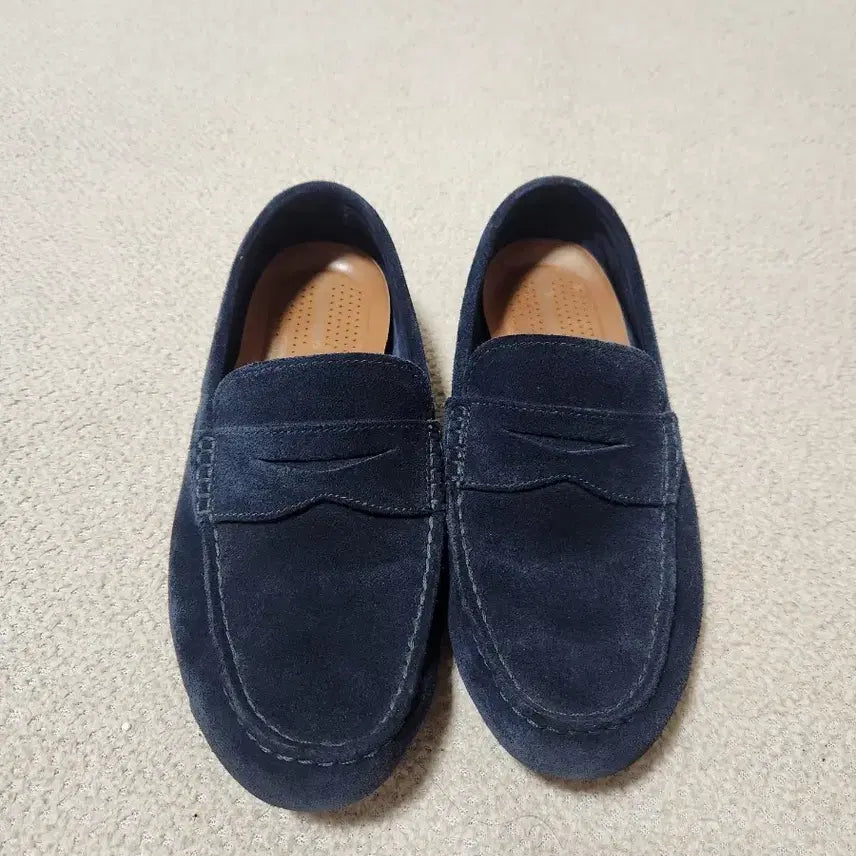 [BUNJANG] Rockport Suede Driving Loafers Navy / 남성 로퍼 스웨이드 네이비 260
