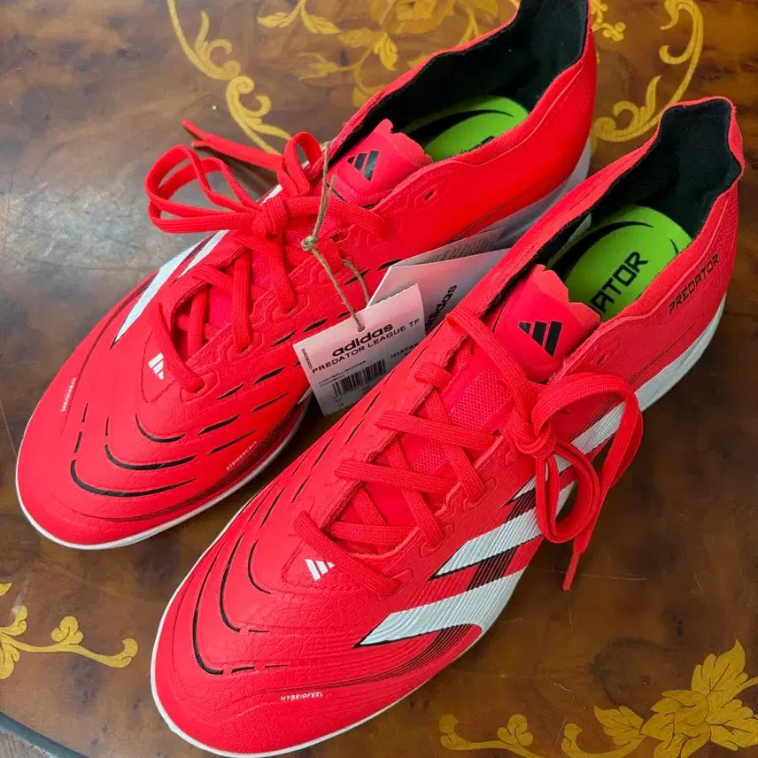 [BUNJANG] Adidas Predator League TF Lucid Red Cloud White Soccer Cleats / [280] 아디다스 프레데터 리그 TF 루시드 레드 클라우드 화이트