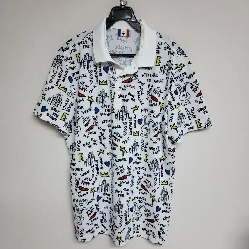 [BUNJANG] Castelbajac Golf T-Shirt Men's Size 100 / 까스텔바작 골프티 남 100