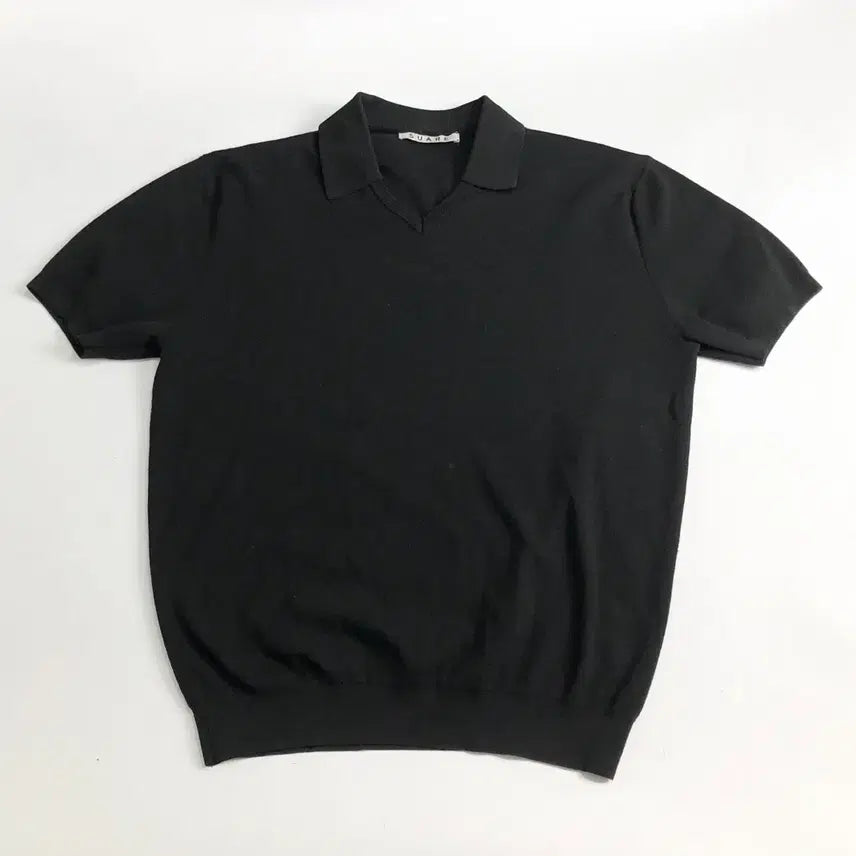 [BUNJANG] SUARE Short-Sleeve Collar Knit / SUARE 반팔 카라 니트