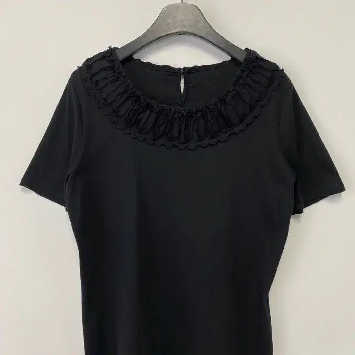 [BUNJANG] SE FAIRE BEAU Vintage Pattern Neck Cotton Top / 빈티지 SE FAIRE BEAU 패턴 넥 코튼 탑