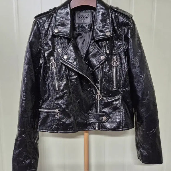 [BUNJANG] Bloom Bashi Pearl Gloss Rider Jacket / 블룸 바쉬 펄 광택 라이더 자켓