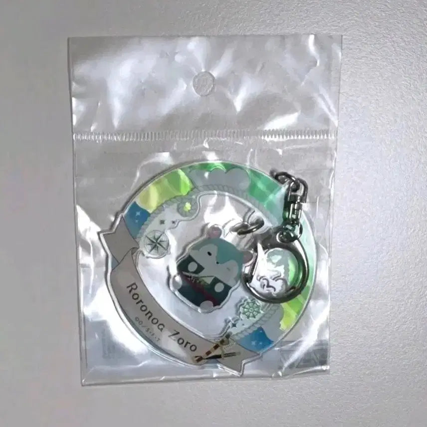 [BUNJANG] Zoro "Mochi Hamu" Acrylic Keychain (Hamster Ver.) - Sealed / 조로 모찌하무 아크릴 키링 미개봉 햄스터 원피스