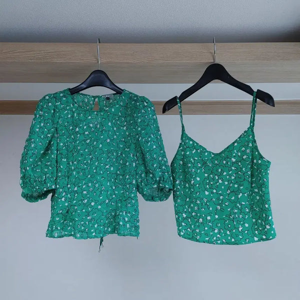 [BUNJANG] The+Store Blouse Set / 한섬 더스토어 블라우스 세트(새상품)