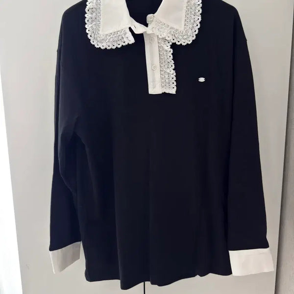 [BUNJANG] Hocus Pocus Frill T-Shirt / 호쿠스포쿠스 프릴 티셔츠